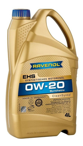 Ravenol 0w-20 Ehs Sintético Alemán 4 Litros