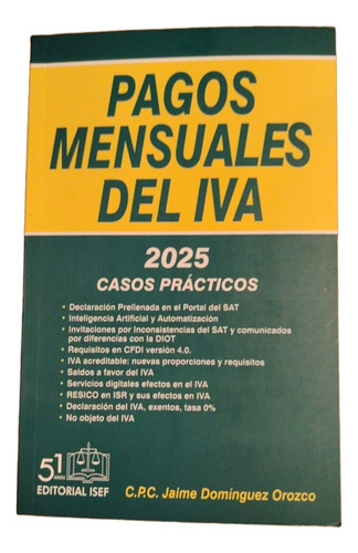 Pagos Mensuales Del Iva 2025 - Casos Prácticos