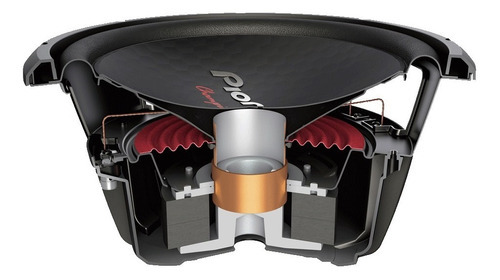 Subwoofer Pioneer TS-W310D4 Doble Bobina 1400w 12 400rms Color Negro