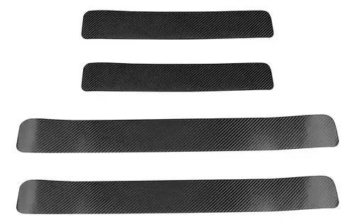 Protectores De Umbral Para Renault Clio 5 (2019-2025) - 5 Piezas, Fibra De Carbono, Antiarañazos. ¡Fácil Instalación!