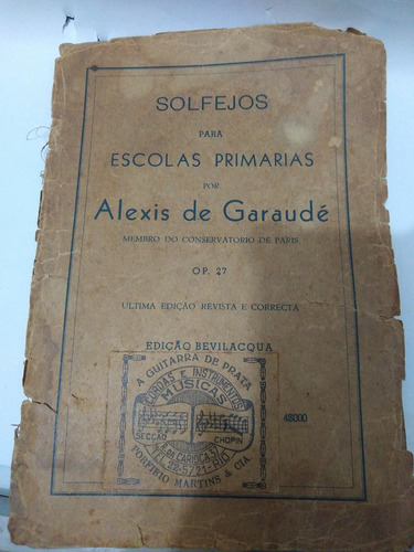 Solfejos - Escolas Primárias - Alexis Garaude