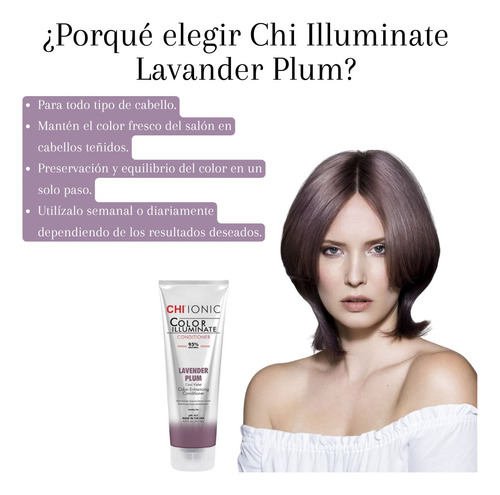 Tratamiento Acondicionador Matizante /lavanda Lila 251ml|chi