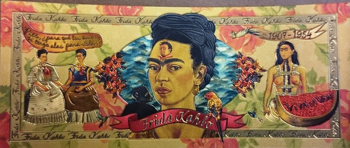 Billete Plástico De Colección ! Frida Kahlo - Original Nuevo
