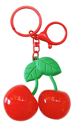 Llavero Con Dibujos Animados De Frutas Y Cerezas De Llavero,