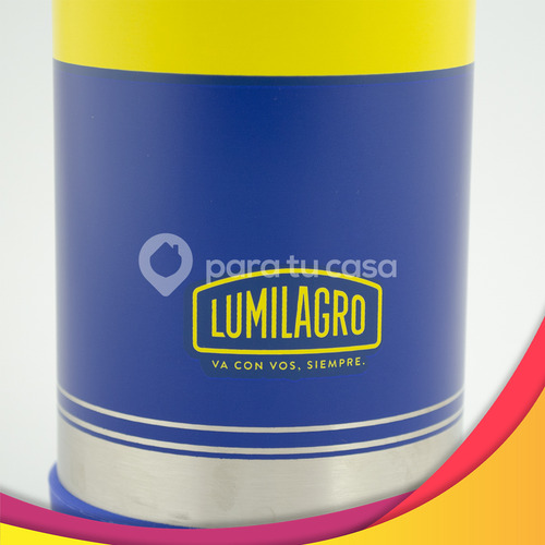 Termo Acero Inoxidable 1 Lt Luminox Equipo Fútbol Lumilagro
