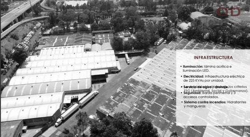 En Renta Nave Industrial De 9,428 M² En Gustavo A. Madero, Vallejo