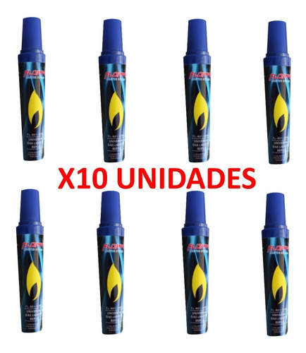 10 Gas Butano Recargable Mini Estufa Encendedores Sopletes