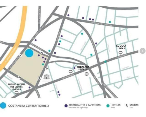 Imagen 5 de 6 de Oficina Nueva Los Leones - Providencia/tajamar - El Bosque