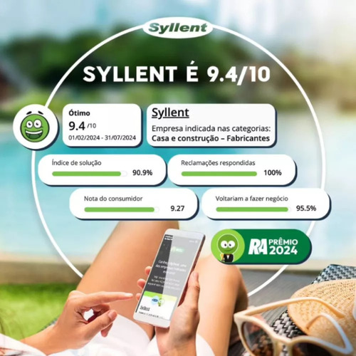 Bomba Syllent 1.5cv _até 10 Bicos_ 220v + Conexão Syllent