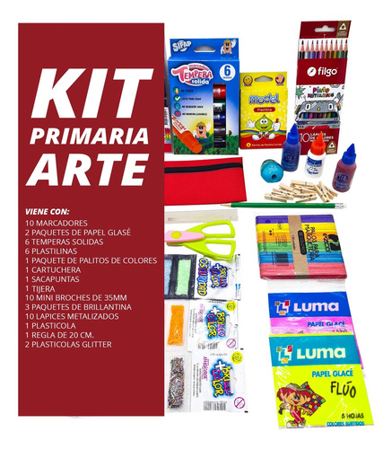 Kit Primaria Arte Escolar Quinto Grado