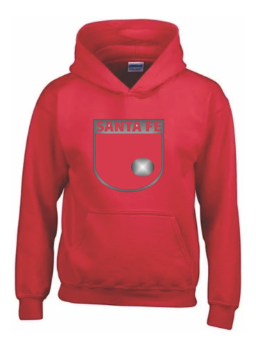 Buzo Santa Fe Futbol Capota Hoodies Buso Saco Bv80