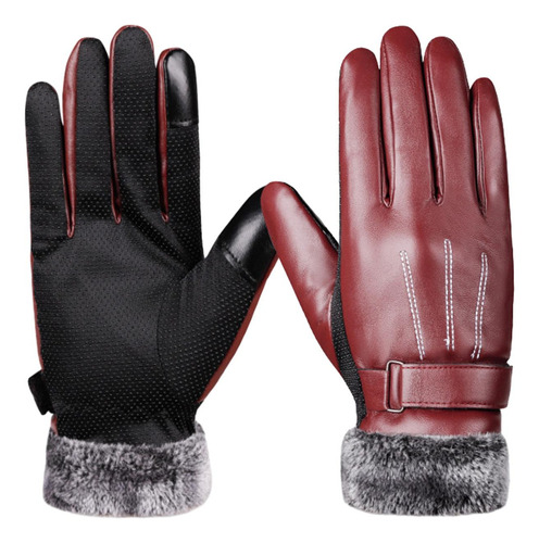 Guantes De Invierno Para Mujer, Guantes De Ciclismo De Pu,