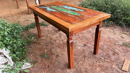 Mesa Madeira Demolição - 1,40 X 0,60 - Preço Inacreditável