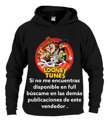 Looney tunes hoodie black hotsell