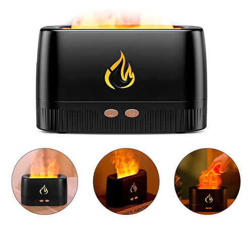 Humidificador de aire, difusor, aceite esencial, control de llama
