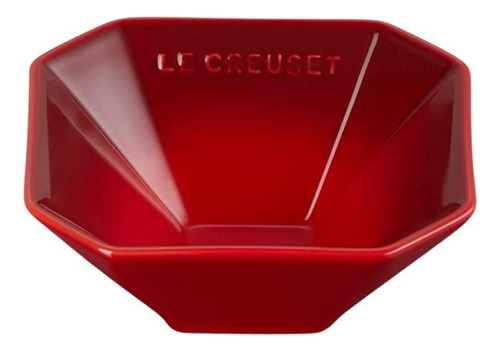 Bowl Octagon Em Cerâmica 12 Cm Vermelho Le Creuset
