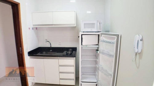 Kitnet Com 1 Dormitório Para Alugar, 17 M² Por R$ 1.300,00/mês - Jardim Santa Genebra Ii (barão Geraldo) - Campinas/sp - Kn0776