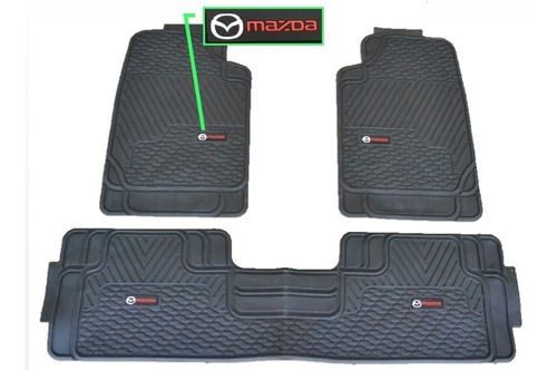 Pisos De Goma Auto Mazda, Set Completo, Nuevos!