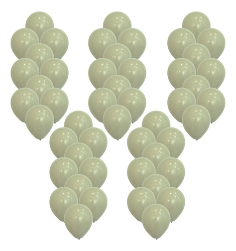 Globos Premium 10 Pulgadas X 50 Unidades Verde Musgo