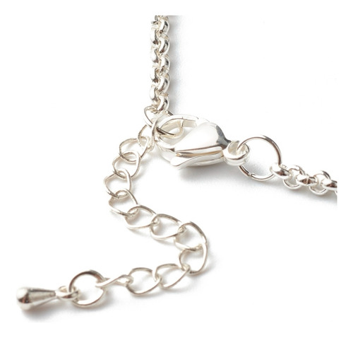 Pulsera Acero Inoxidable Cuencas Granate Natural 6147