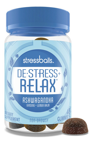 Stressballs  Suplemento Relajante Y De Alivio Del Estrs, Par