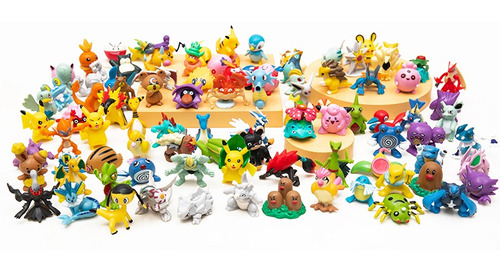 Set De 24 Mini Figuras De Pokemon Surtidas Sorpresa 5cm