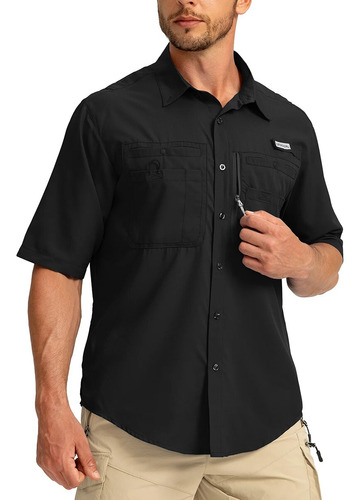 Camisa Táctica De Pesca Para Hombre, Camisas Casuales Para E