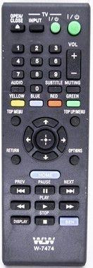Kit 20un Controle Remoto Dvd Sony Blu-ray Wlw-7474