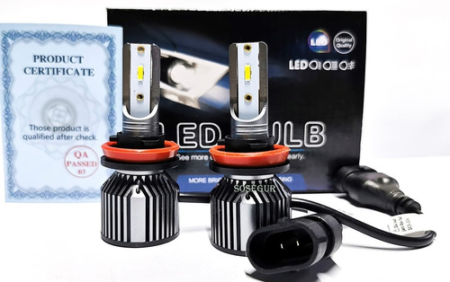 Luces Mini Turboled Canbus Csp  H11 Amarillo 8000lm/ Sosegur