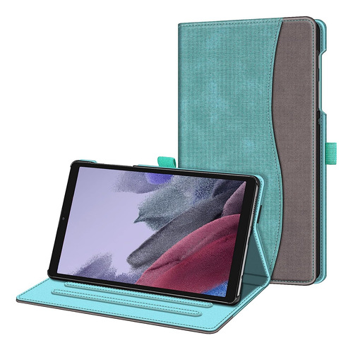 Funda Con Tapa Soporte Azul Para Samsung Galaxy Tab A7 Lite