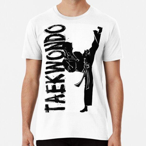 Remera Taekwondo Algodon Premium