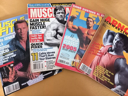 Revistas Arnold Schwarzenegger.