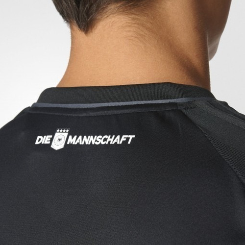 Camisa De Treino Original adidas Alemanha 2017 Preta B10555