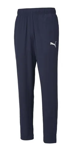Pantalon Buzo Puma Active Woven Pants Op Azul Hombre Cuotas sin