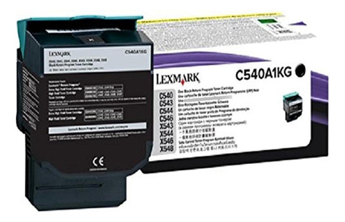 Lexmark C540a1kg C54x/x543/x544 Cartucho De Tóner Negro