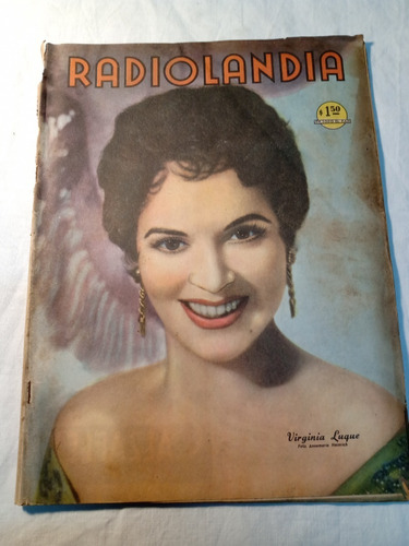 Revista Radiolandia  Noviembre De 1955 Virginia Luque