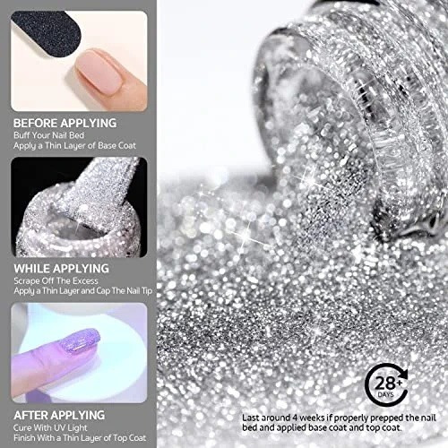 Semipermanentes Reflectivos Led Uv Charm Limit X12
