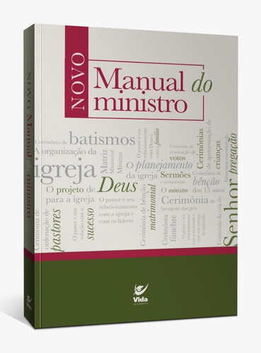 Novo Manual Do Ministro Capa Dura - Celebração - Cerimônias