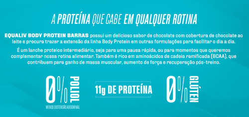 Body Protein Barra Proteica 9 Un Morango 11g - Equaliv