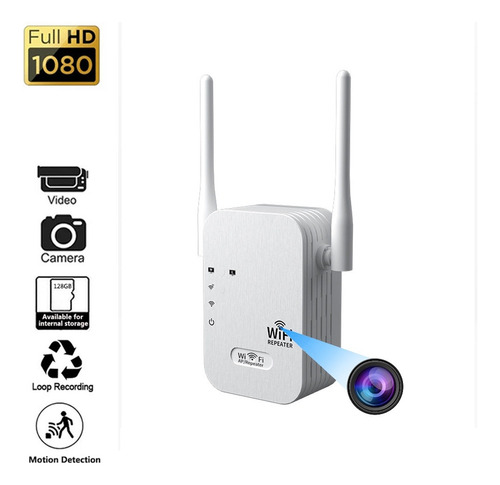 Mini Camara Espia Wifi 1080p Oculta Repetidor De Señal Wifi