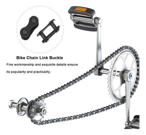 100 Piezas De Hebillas De Eslabones De Cadena De Bicicleta R