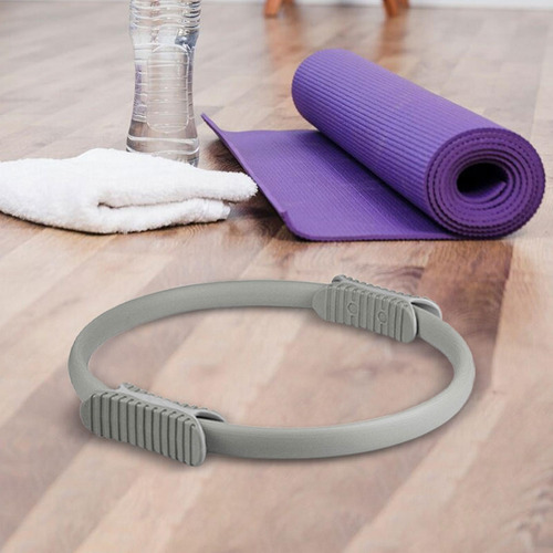 Aro De Pilates Flexible Y Práctico Para Ejercitar La Gris