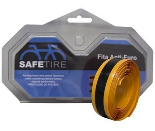 Fita Anti-furo Safetire 23mm X 2.2m Para Pneu 27/700 (par).