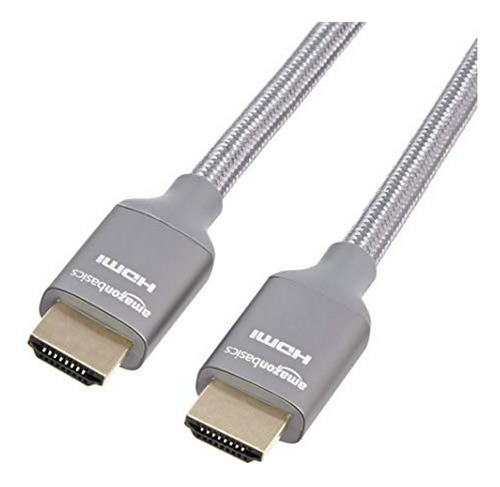 Basics Cable Hdmi 8k De Alta Velocidad De 48 Gbps, Gris Oscu