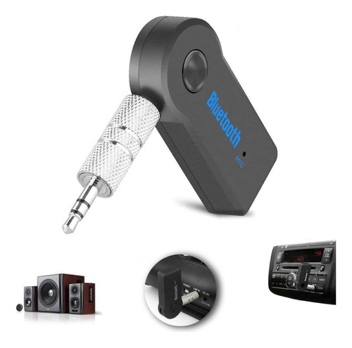 Adaptador Auxiliar Receptor De Audio Bluetooth Auto Musica