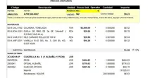 Comprar Análisis De Precios Unitarios, Matrices Desglosadas En Excel