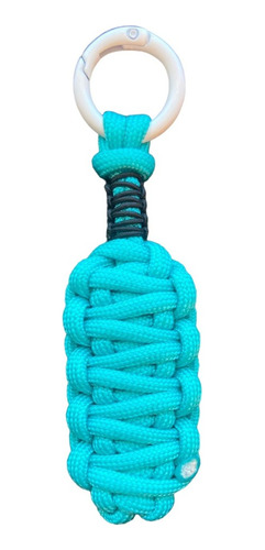 Llavero Paracord Argolla Cierre Rápido Colores Neon 