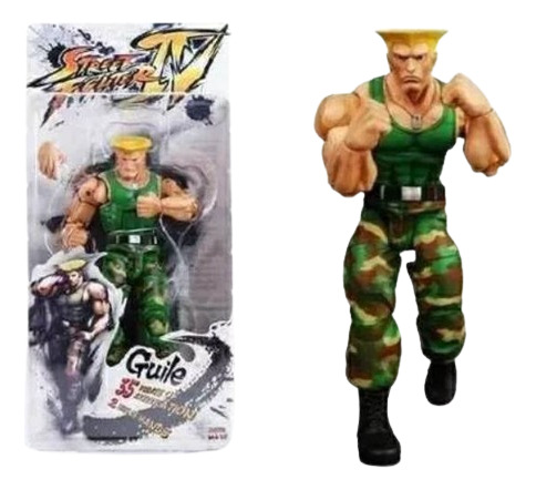 Figura de acción de Neca Street Fighter IV Guile