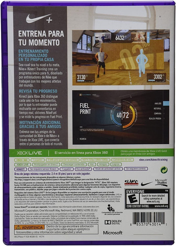 Kinect Training Xbox 360 Nuevo