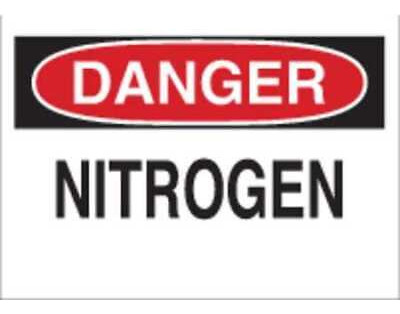 Brady 40895 Danger Sign, 7 In H, 10 In W, Rectangle, Eng Oab